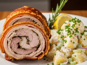 Spanferkelrollbraten